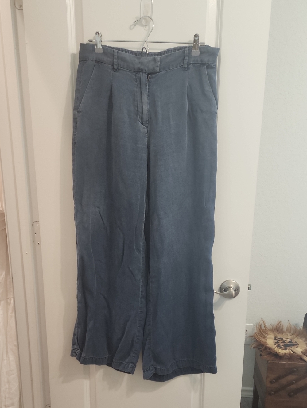 American Eagle Outfitters Wide Leg Jeans - Slate Blue 8